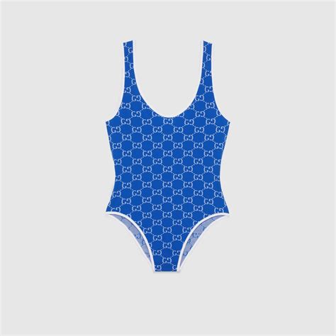 Gucci Maillot de bain en jersey tubulaire à jacquard GG